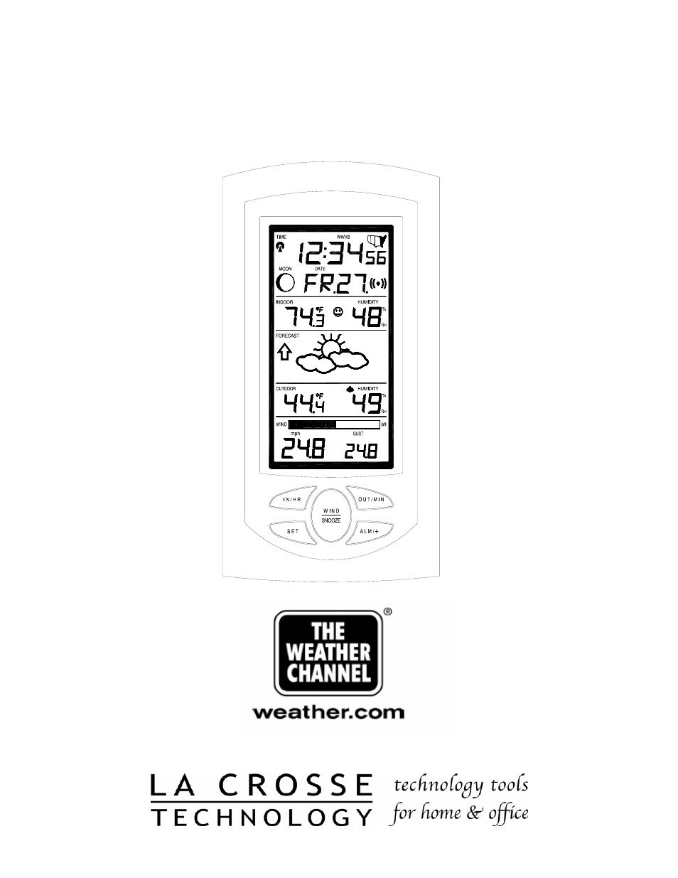 La Crosse Technology WIRELESS 433 MHZ WS-9035TWC User Manual | 19 pages