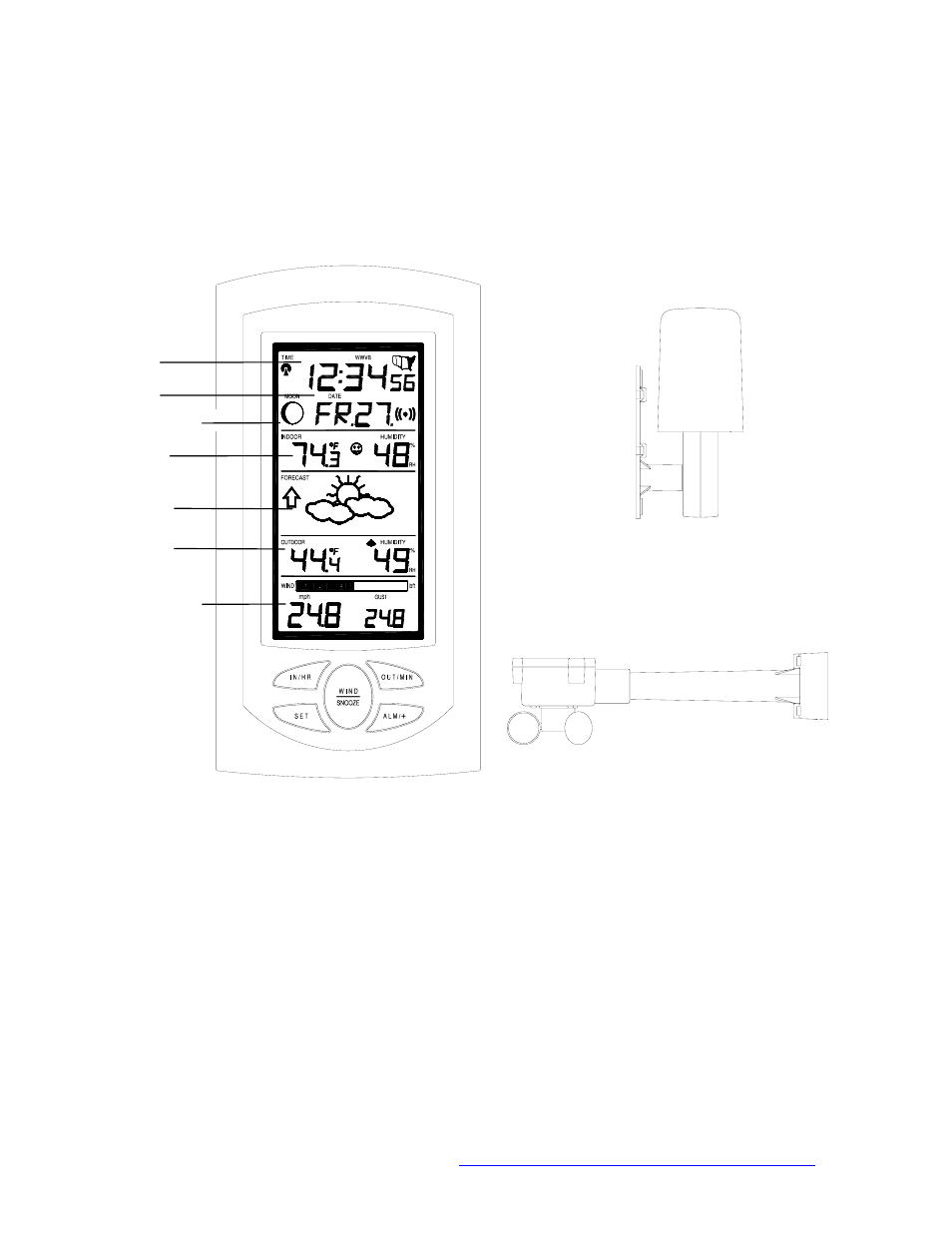 La Crosse Technology WIRELESS 433 MHZ WS-9035TWC User Manual | Page 3 / 19