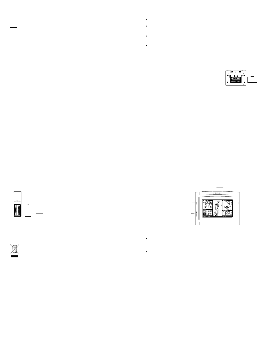 La Crosse Technology WS-9711U-IT User Manual | Page 3 / 13