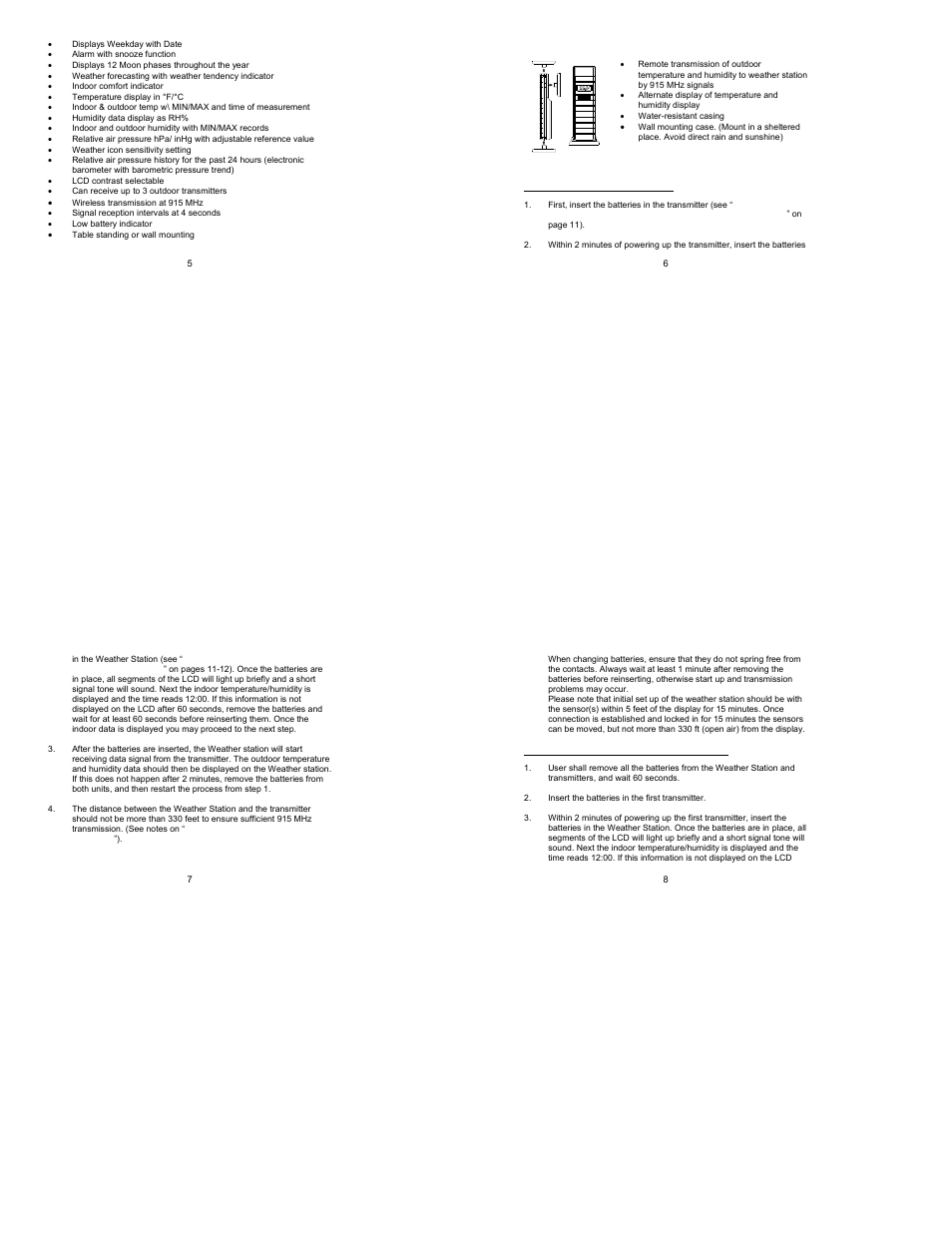 La Crosse Technology WS-9049 User Manual | Page 2 / 13