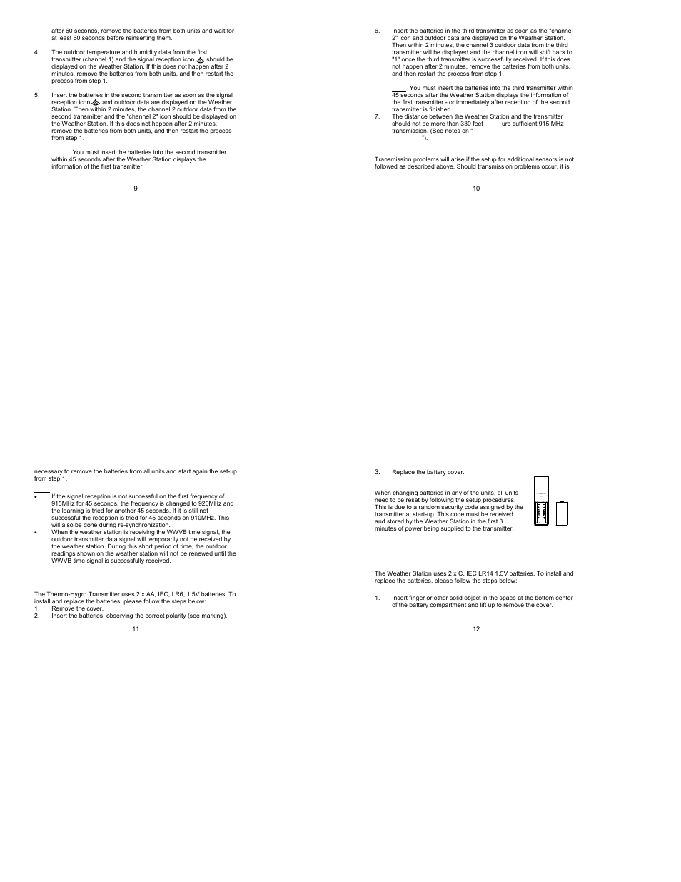 La Crosse Technology WS-9049 User Manual | Page 3 / 13