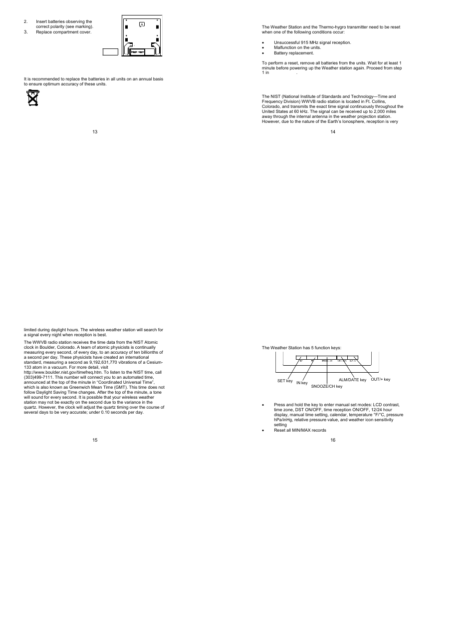 La Crosse Technology WS-9049 User Manual | Page 4 / 13