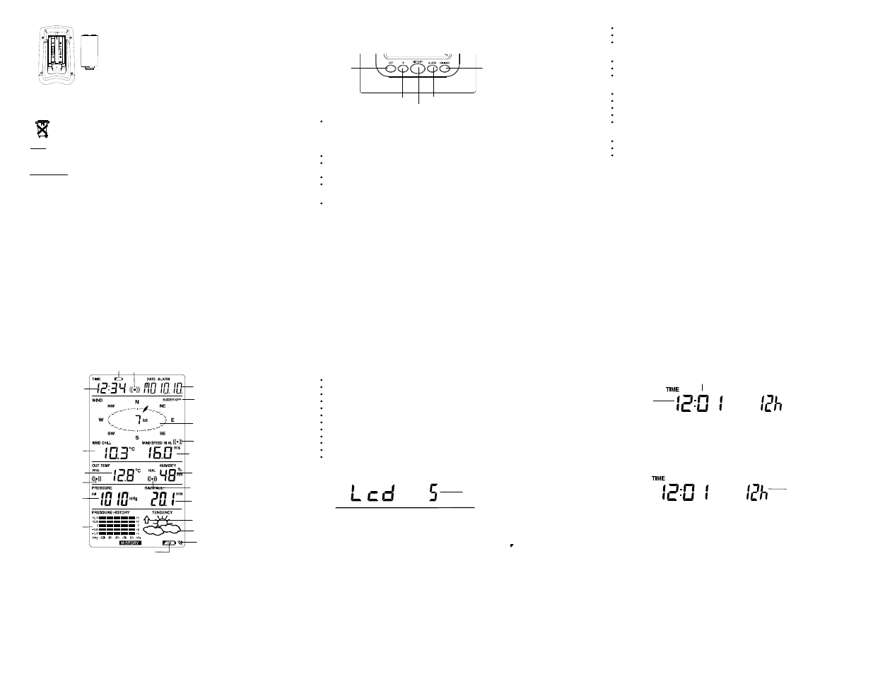 La Crosse Technology WS-1613-IT User Manual | Page 3 / 10
