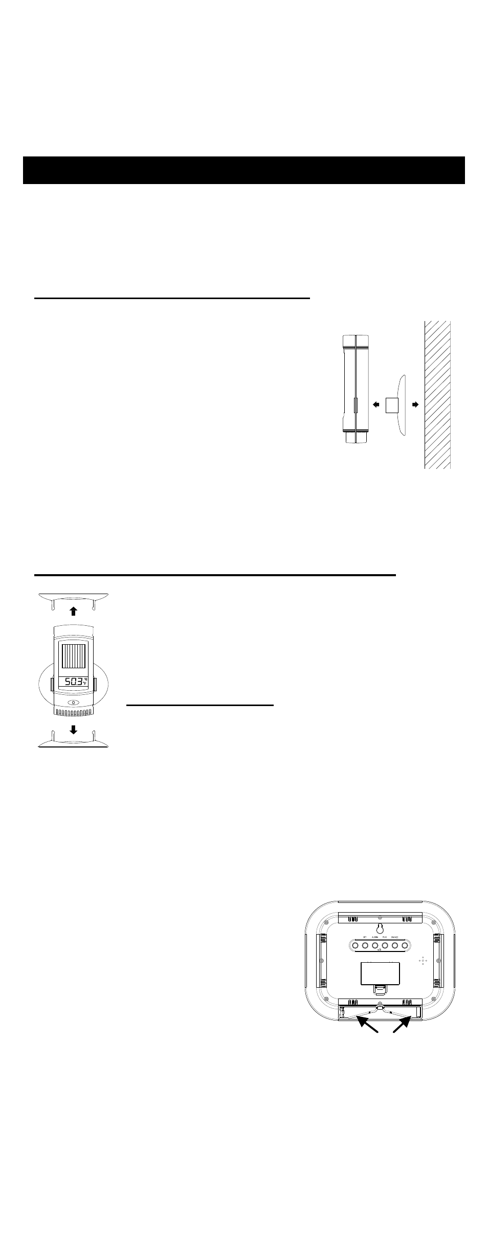 Mounting the units, Page 9 of 12 | La Crosse Technology WS-811561 User Manual | Page 9 / 12