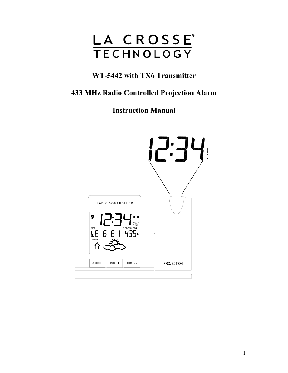 La Crosse Technology WT-5442 User Manual | 17 pages