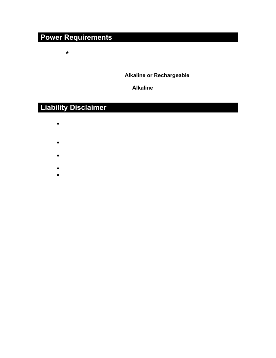 Power requirements, Liability disclaimer | La Crosse Technology Weather Direct Lite WD-2512UR-B User Manual | Page 22 / 25