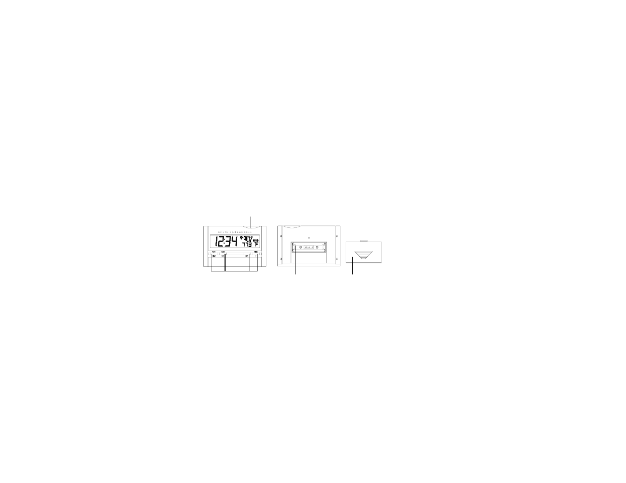 Starting up the alarm clock | La Crosse Technology WT-2150A User Manual | Page 2 / 8