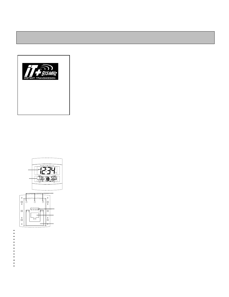 La Crosse Technology WS-6118AL-IT User Manual | 7 pages