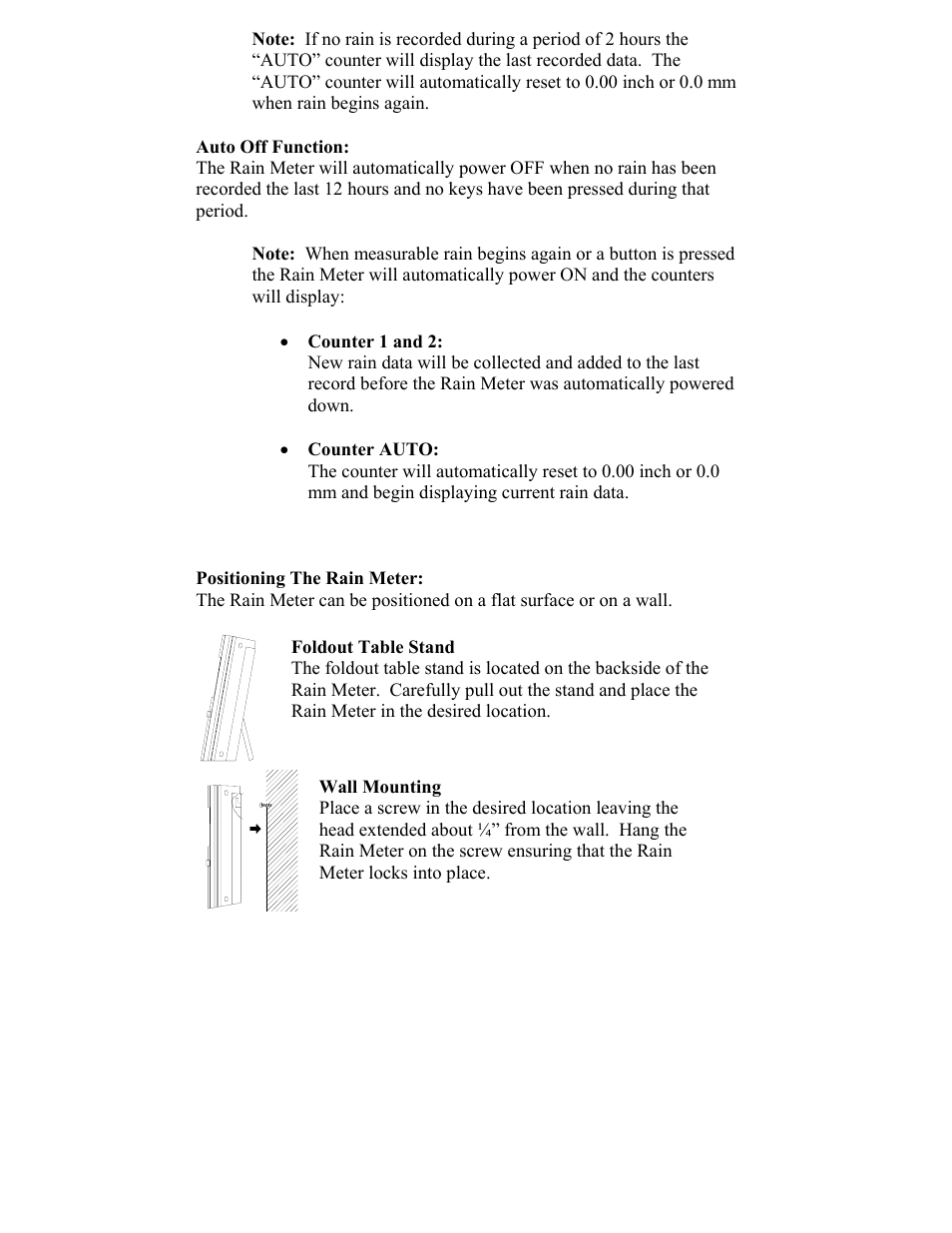 La Crosse Technology WIRED RAIN METER WS-7048U User Manual | Page 5 / 8