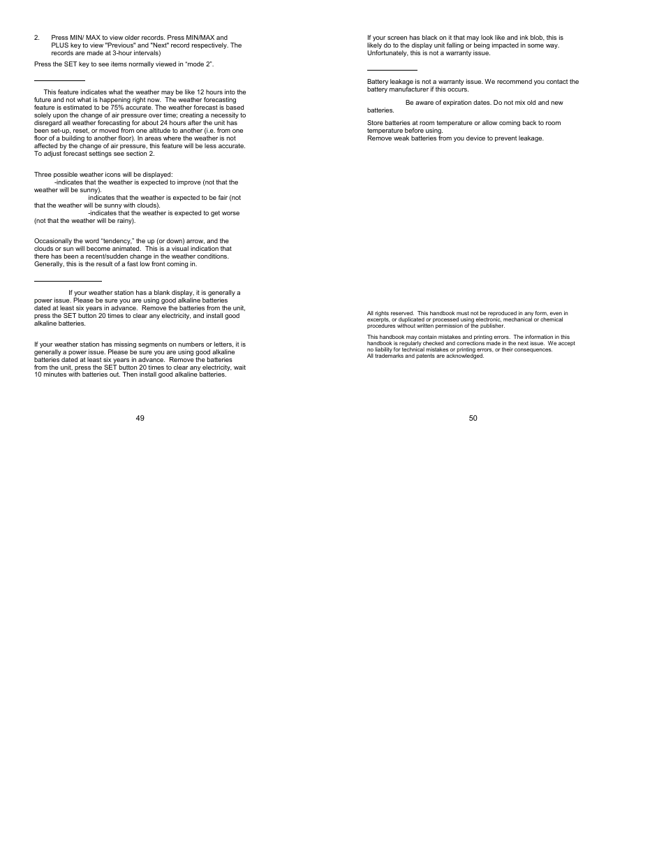 La Crosse Technology WS-1510-IT User Manual | Page 13 / 13