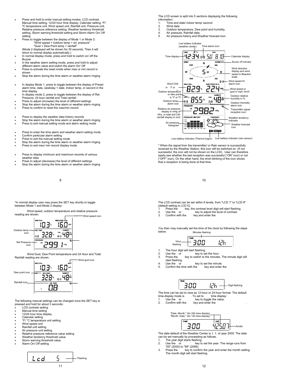 La Crosse Technology WS-1510-IT User Manual | Page 3 / 13