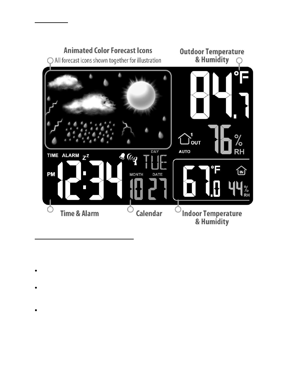 La Crosse Technology Wireless Color Weather Station 308-145B User Manual | Page 10 / 16