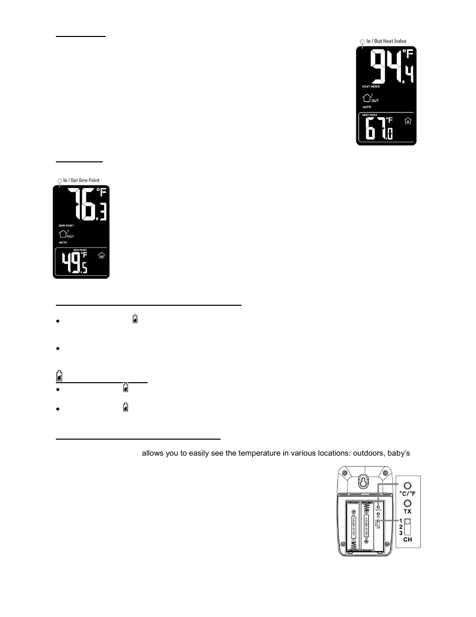 La Crosse Technology Wireless Color Weather Station 308-145B User Manual | Page 11 / 16