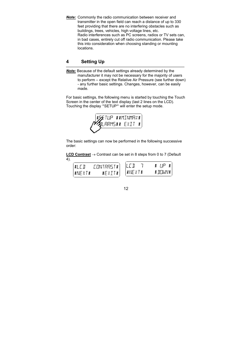 La Crosse Technology WS-3512 User Manual | Page 12 / 31
