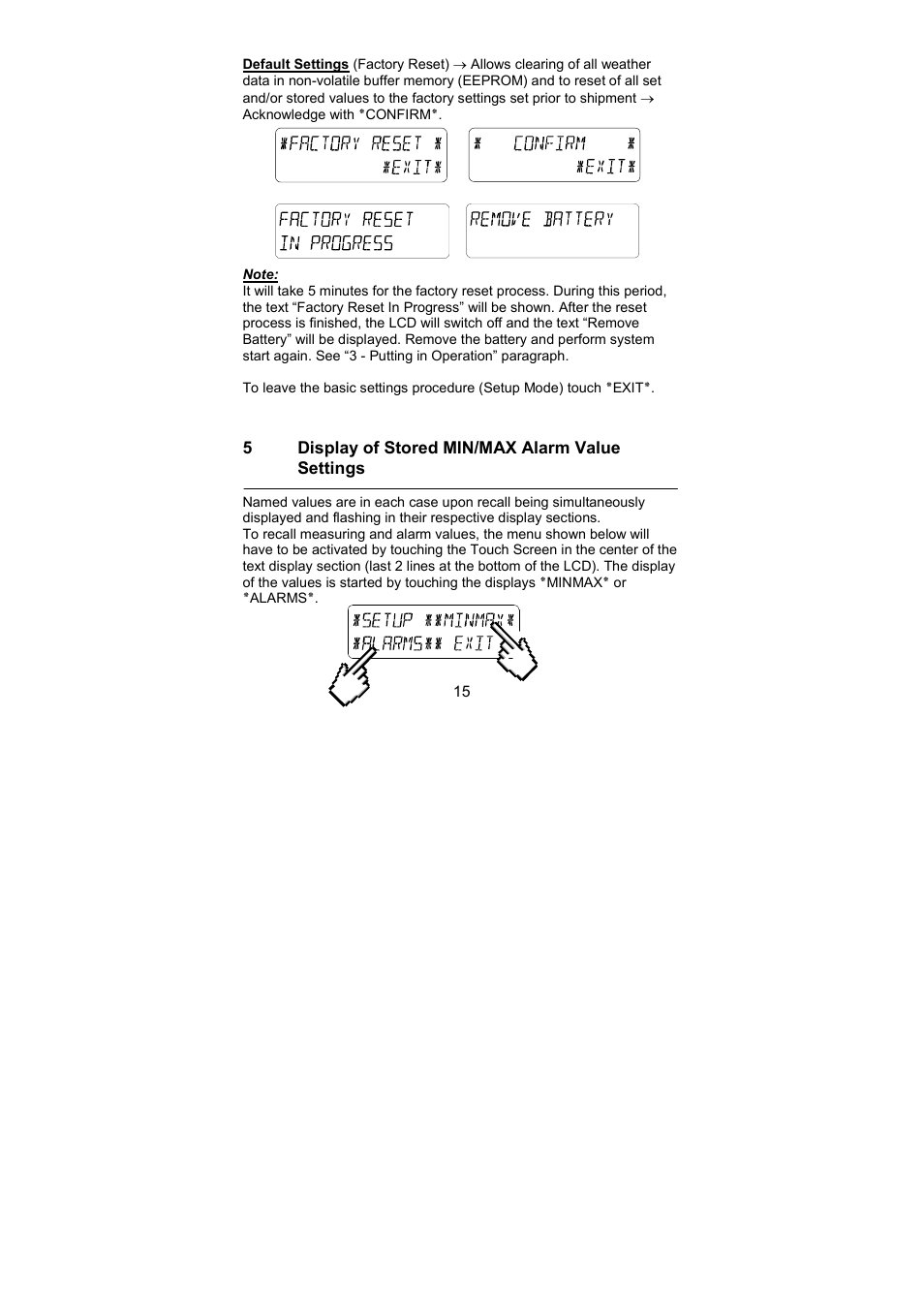 La Crosse Technology WS-3512 User Manual | Page 15 / 31