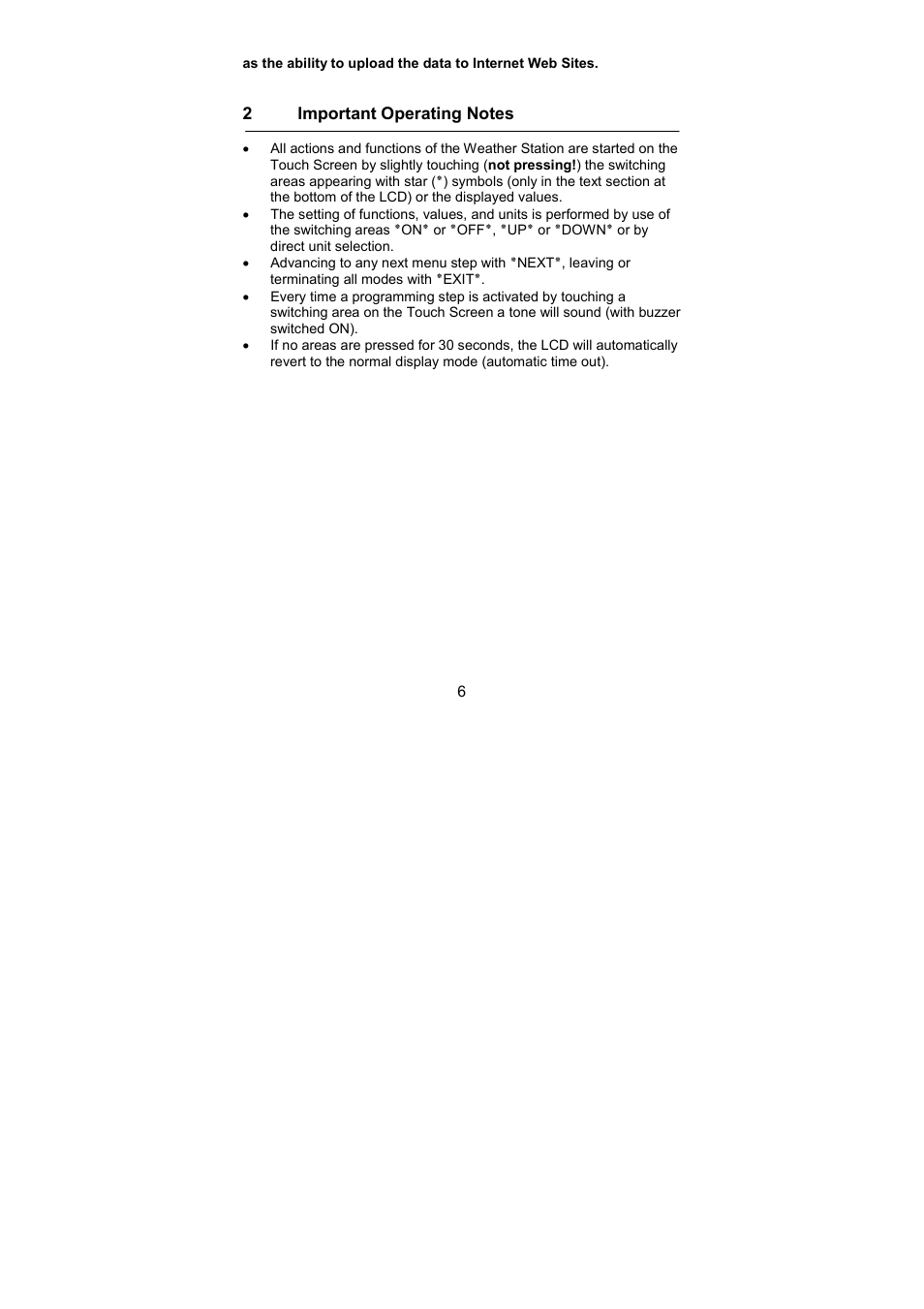 La Crosse Technology WS-3512 User Manual | Page 6 / 31