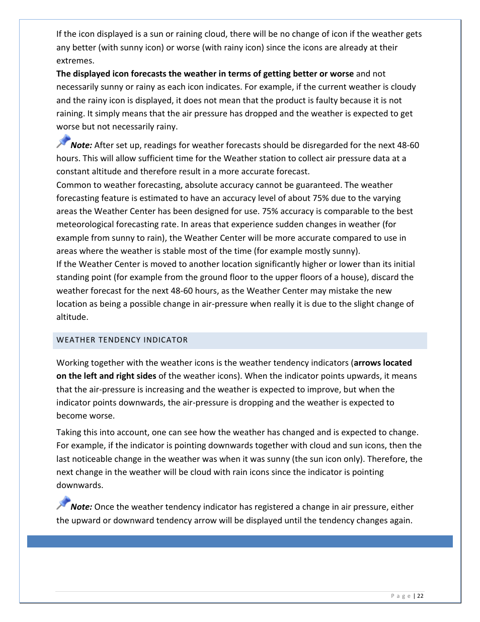 La Crosse Technology WS-2811U-IT User Manual | Page 22 / 31