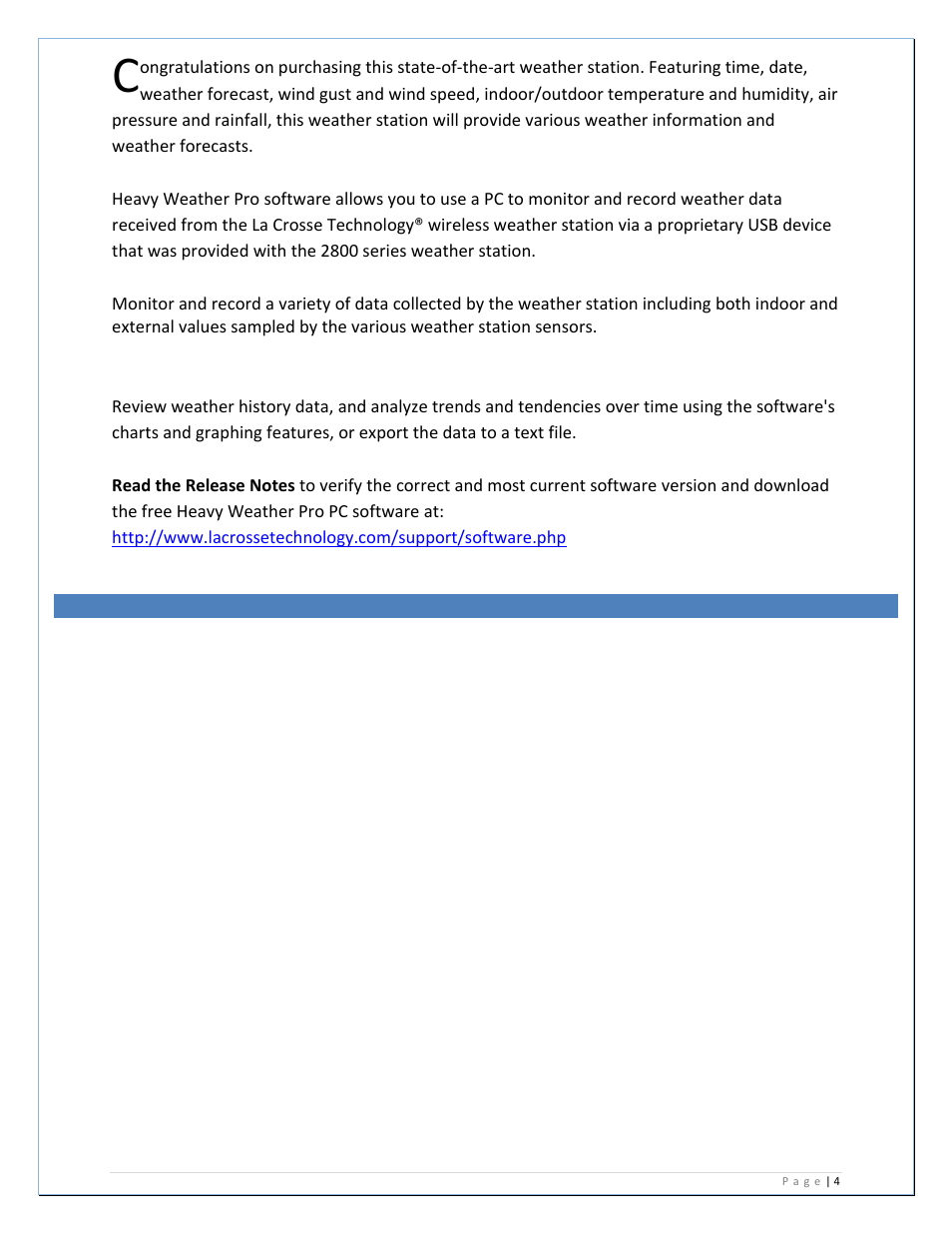 La Crosse Technology WS-2811U-IT User Manual | Page 4 / 31