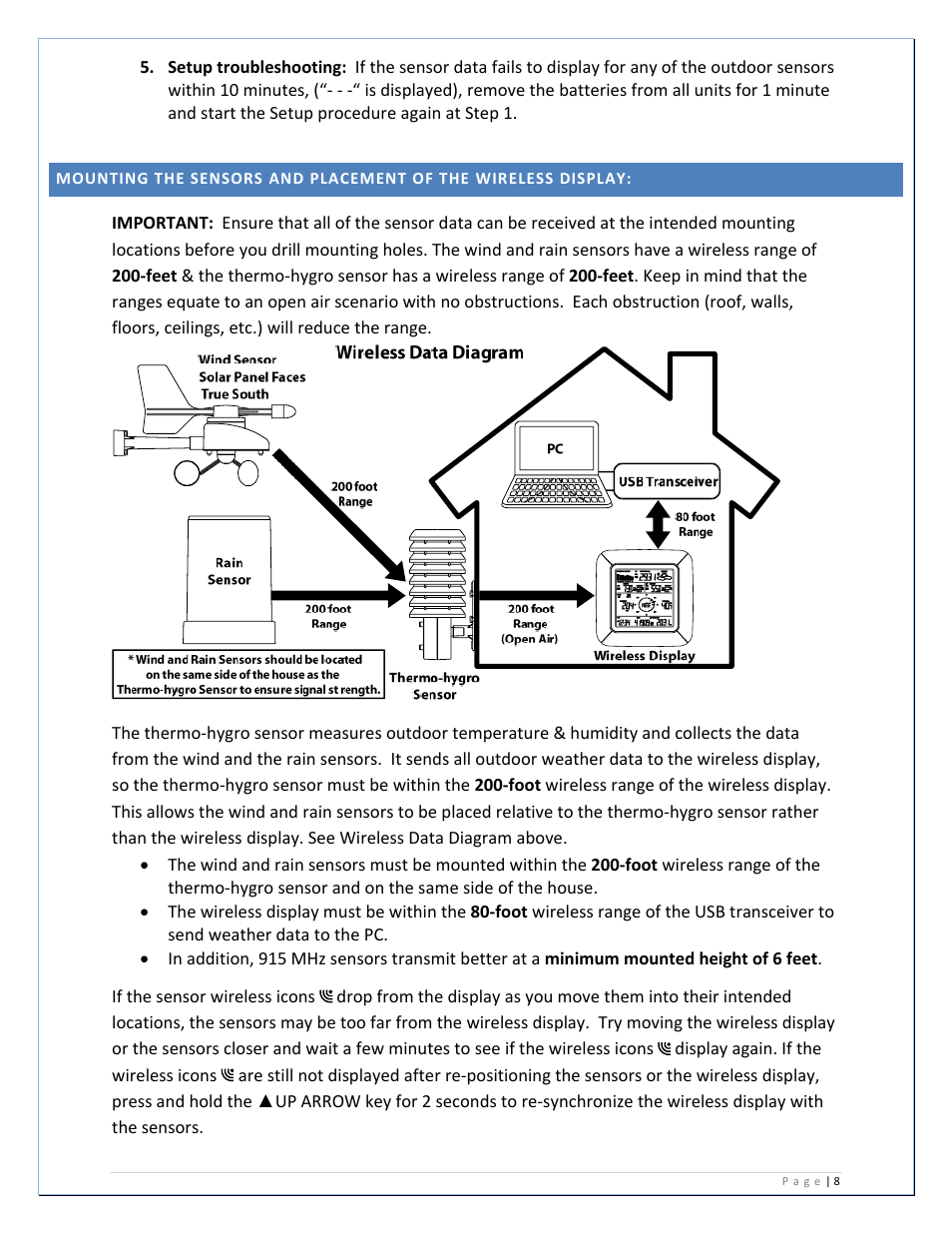 La Crosse Technology WS-2811U-IT User Manual | Page 8 / 31