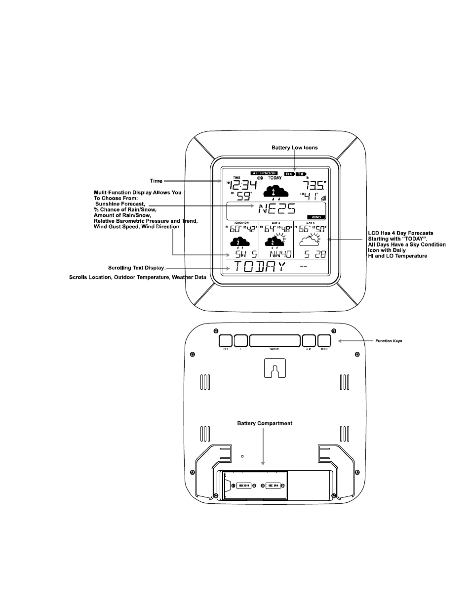 La Crosse Technology Weather Direct WD-3312 User Manual | Page 11 / 25