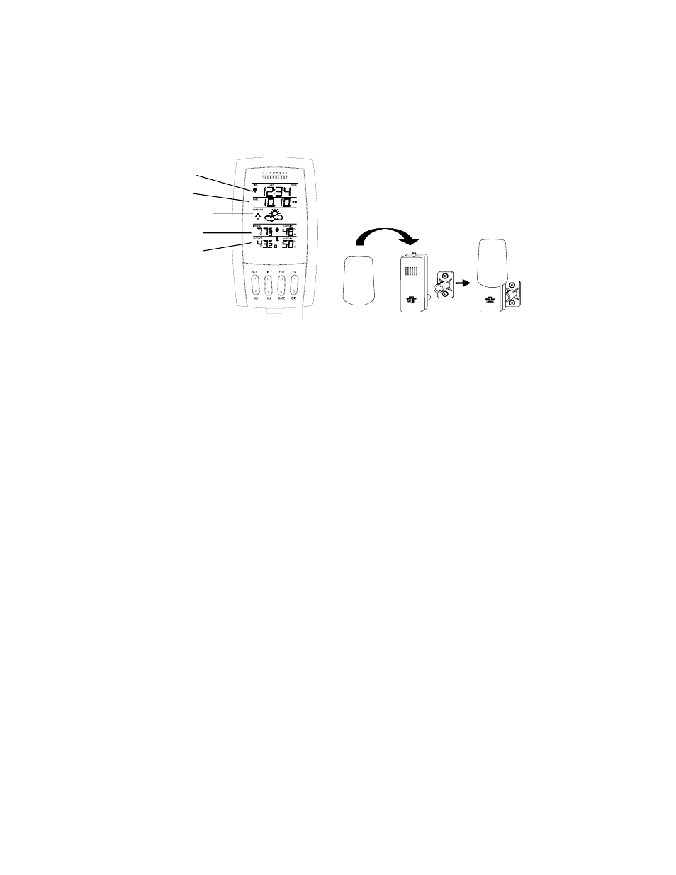 La Crosse Technology WS-7026U User Manual | Page 3 / 24