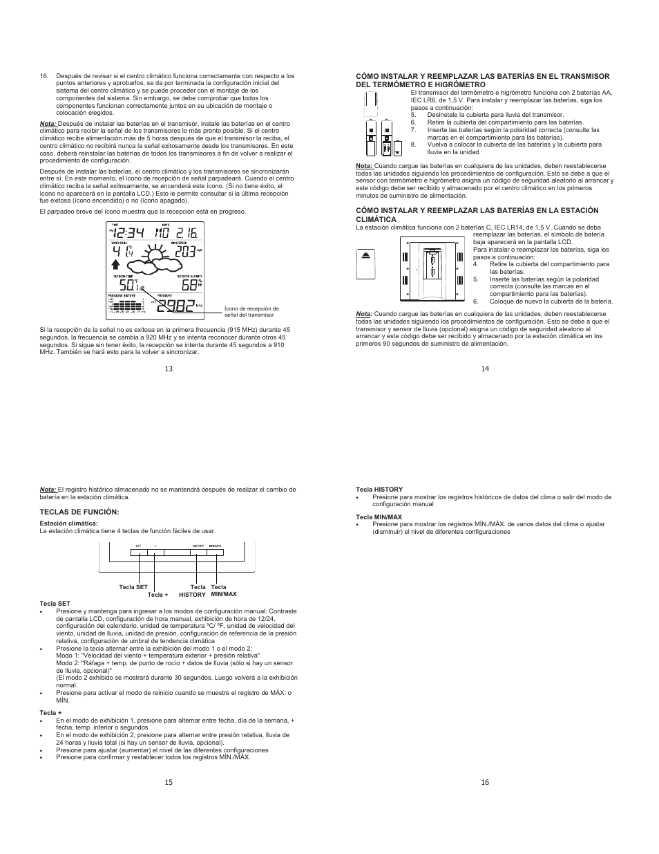 La Crosse Technology WS-1913 User Manual | Page 4 / 6