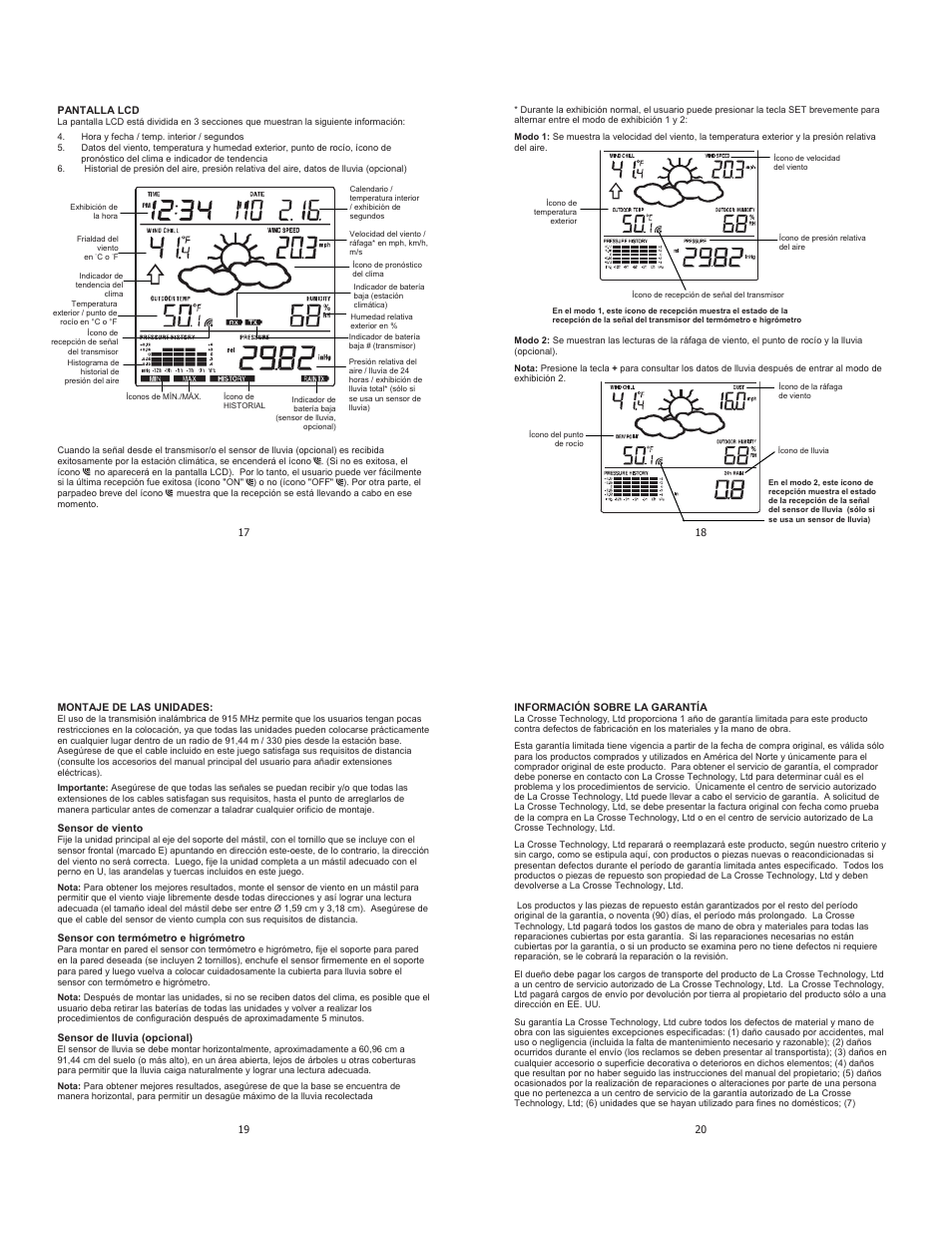 La Crosse Technology WS-1913 User Manual | Page 5 / 6
