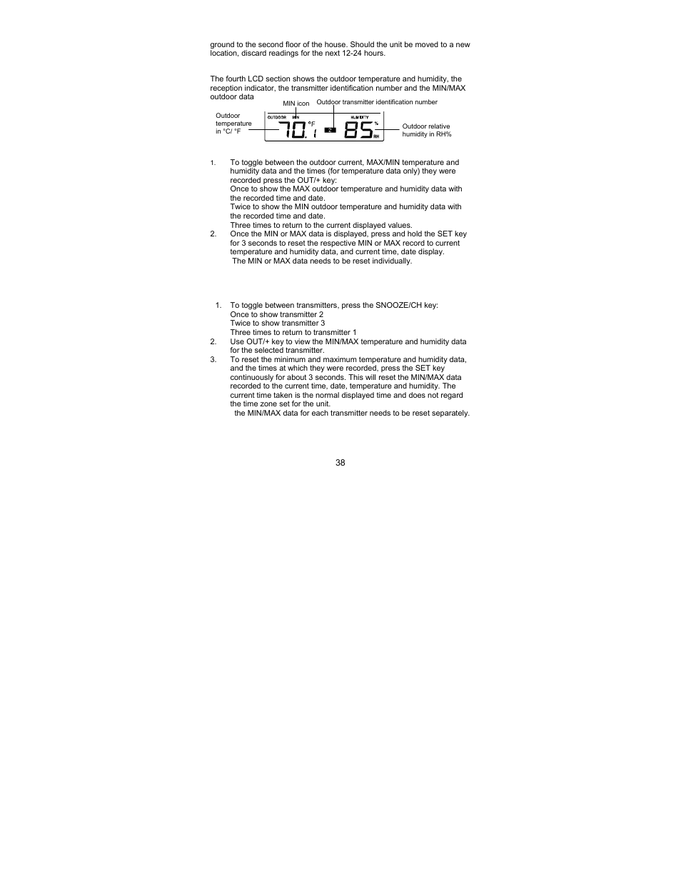 La Crosse Technology WS-9037U-IT User Manual | Page 20 / 149