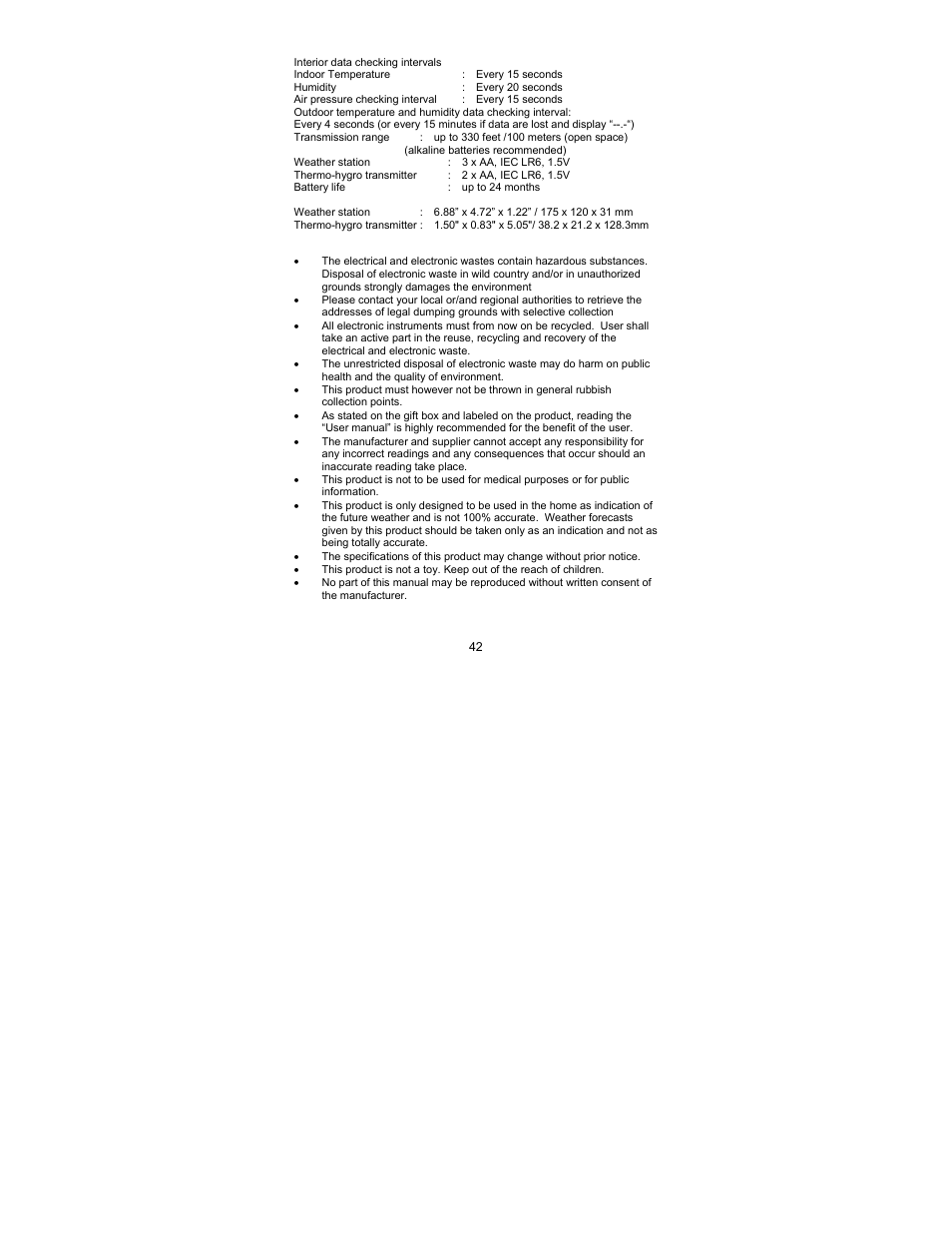 La Crosse Technology WS-9037U-IT User Manual | Page 24 / 149