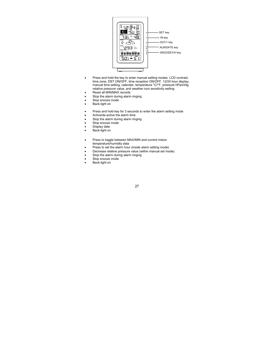 La Crosse Technology WS-9037U-IT User Manual | Page 9 / 149