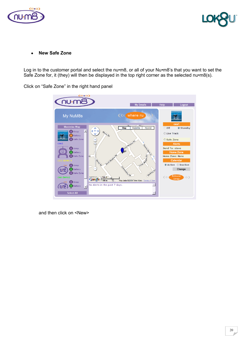 Lok8u num8 User Manual | Page 20 / 46