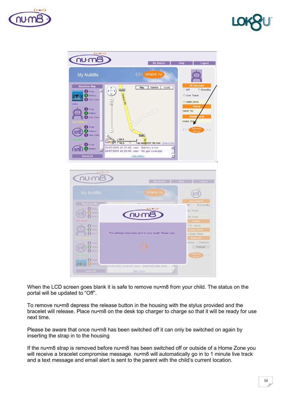 Lok8u num8 User Manual | Page 30 / 46