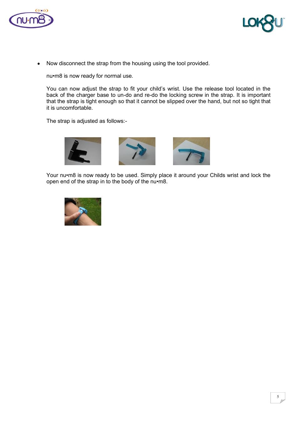 Lok8u num8 User Manual | Page 5 / 46