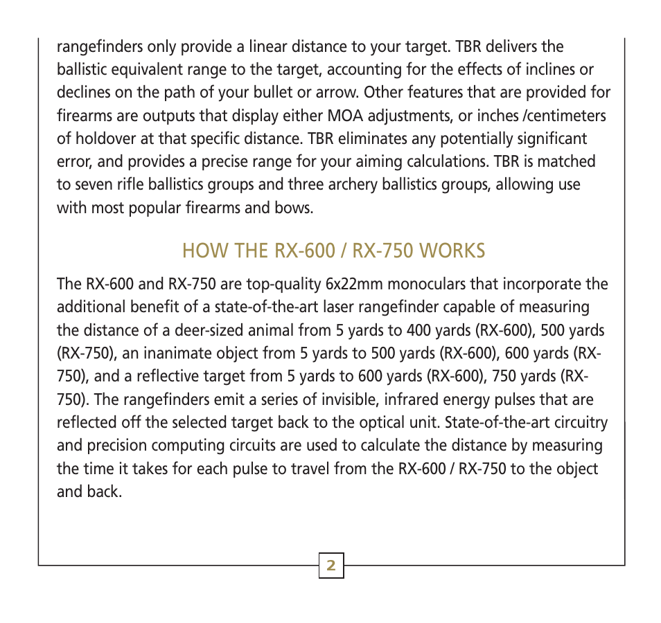 Leupold Rx-600 User Manual | Page 5 / 35