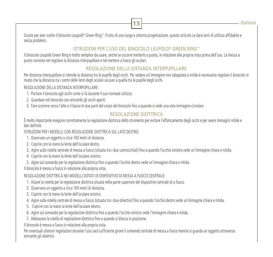 Leupold Green Ring 56113 User Manual | Page 16 / 18