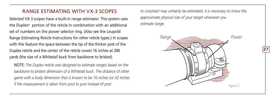 Leupold VX-II User Manual | Page 27 / 62