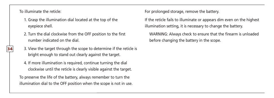Leupold VX-II User Manual | Page 34 / 62