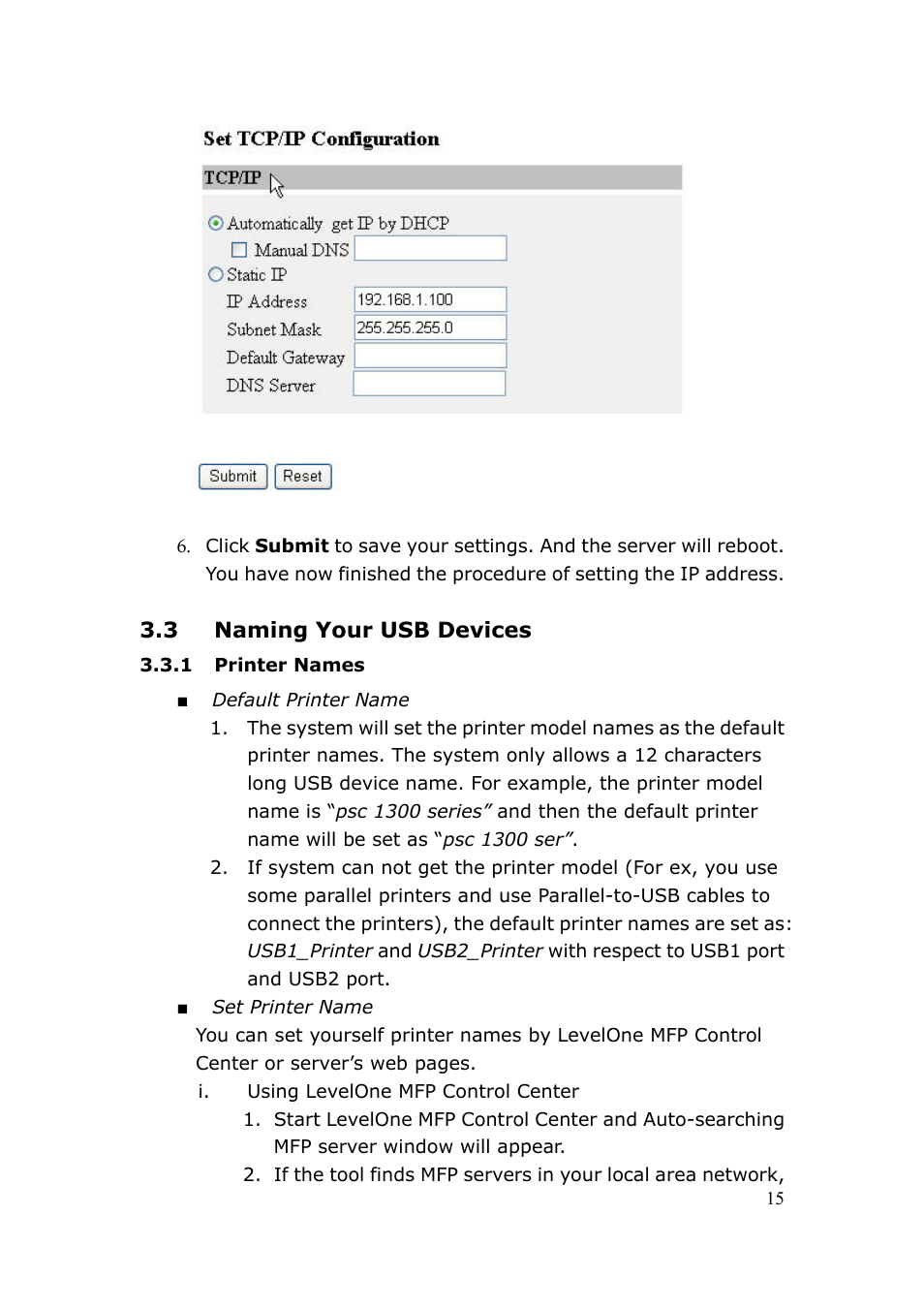 LevelOne FPS-3003 User Manual | Page 15 / 75