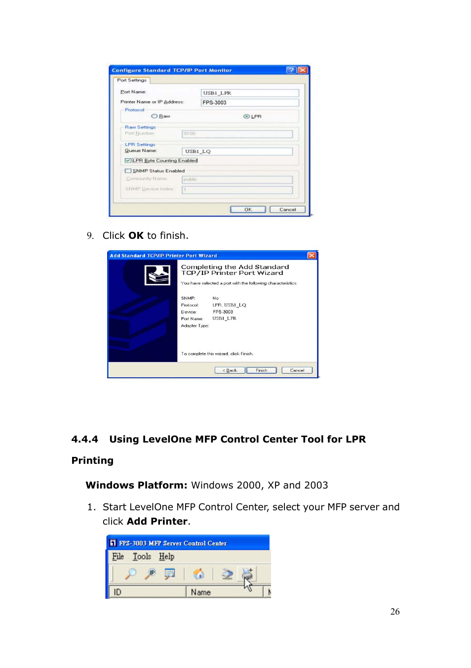 LevelOne FPS-3003 User Manual | Page 26 / 75