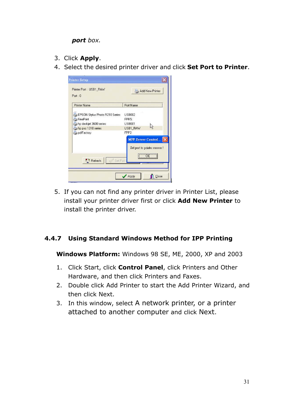 LevelOne FPS-3003 User Manual | Page 31 / 75