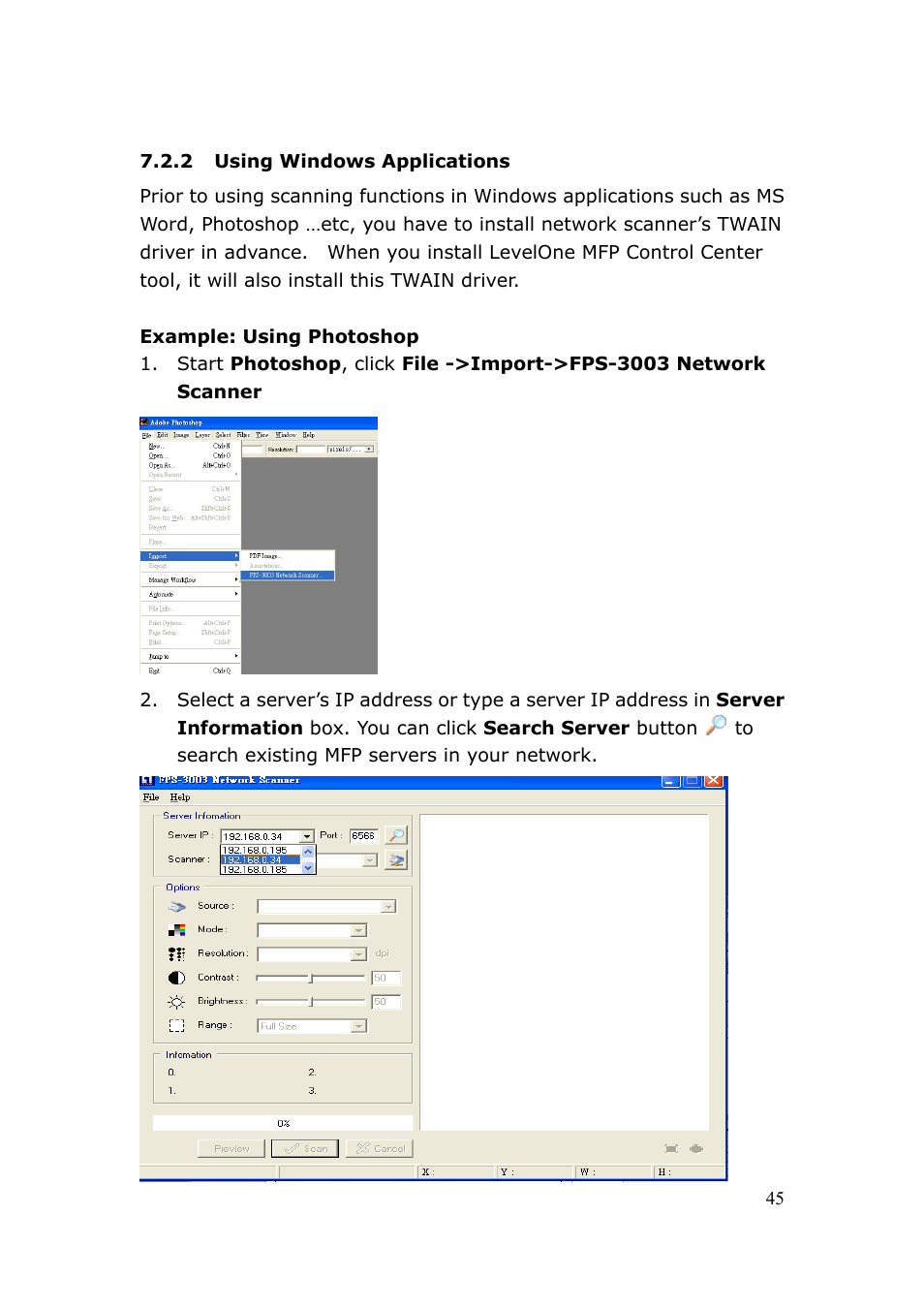 LevelOne FPS-3003 User Manual | Page 45 / 75