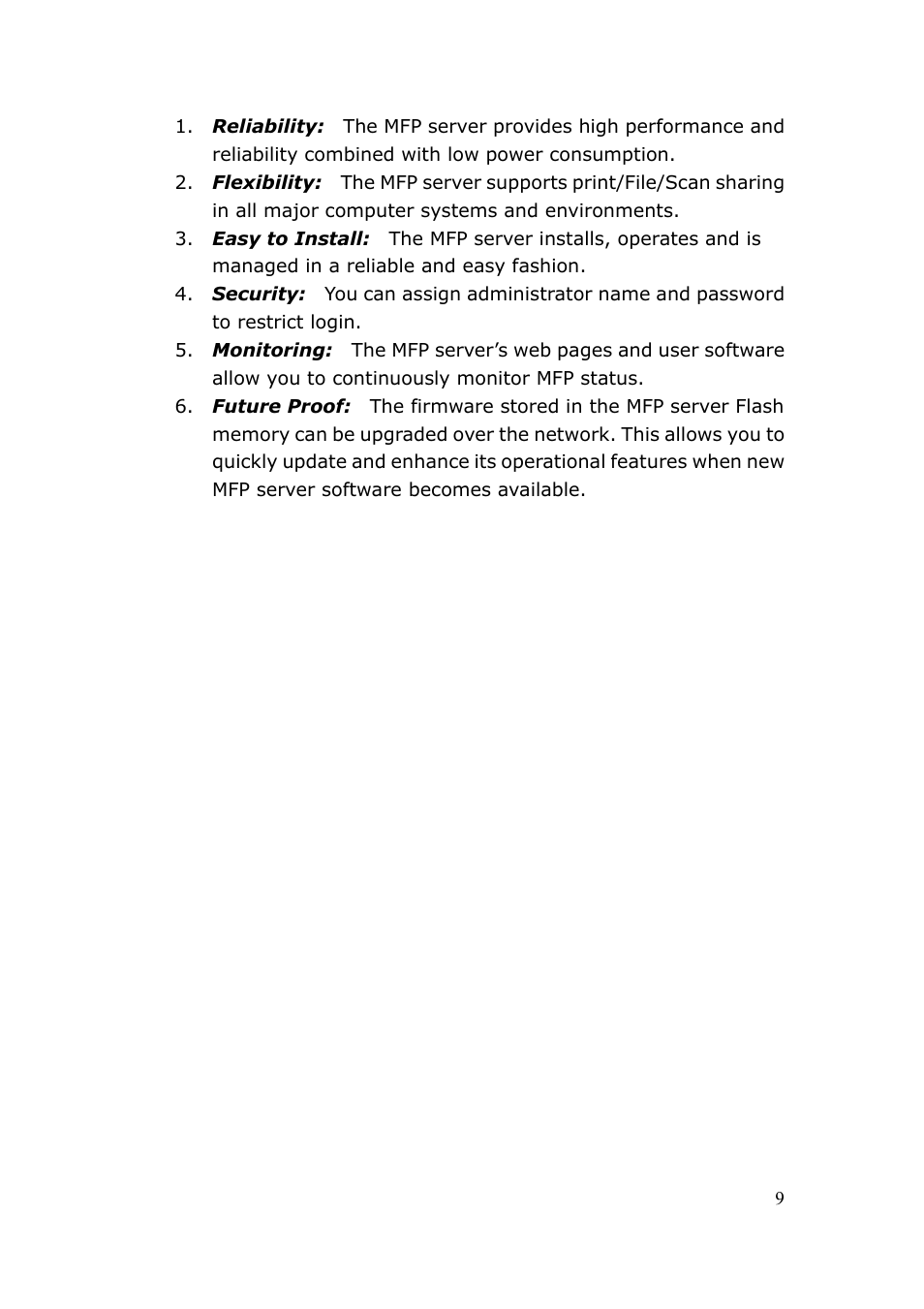 LevelOne FPS-3003 User Manual | Page 9 / 75