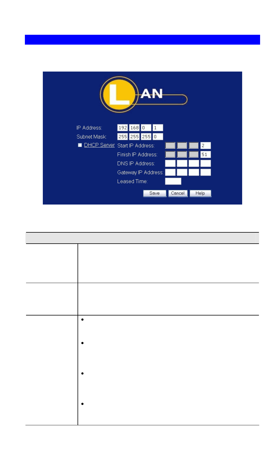 Lan screen, Data - lan screen | LevelOne NetCon WBR-3408 User Manual | Page 18 / 106