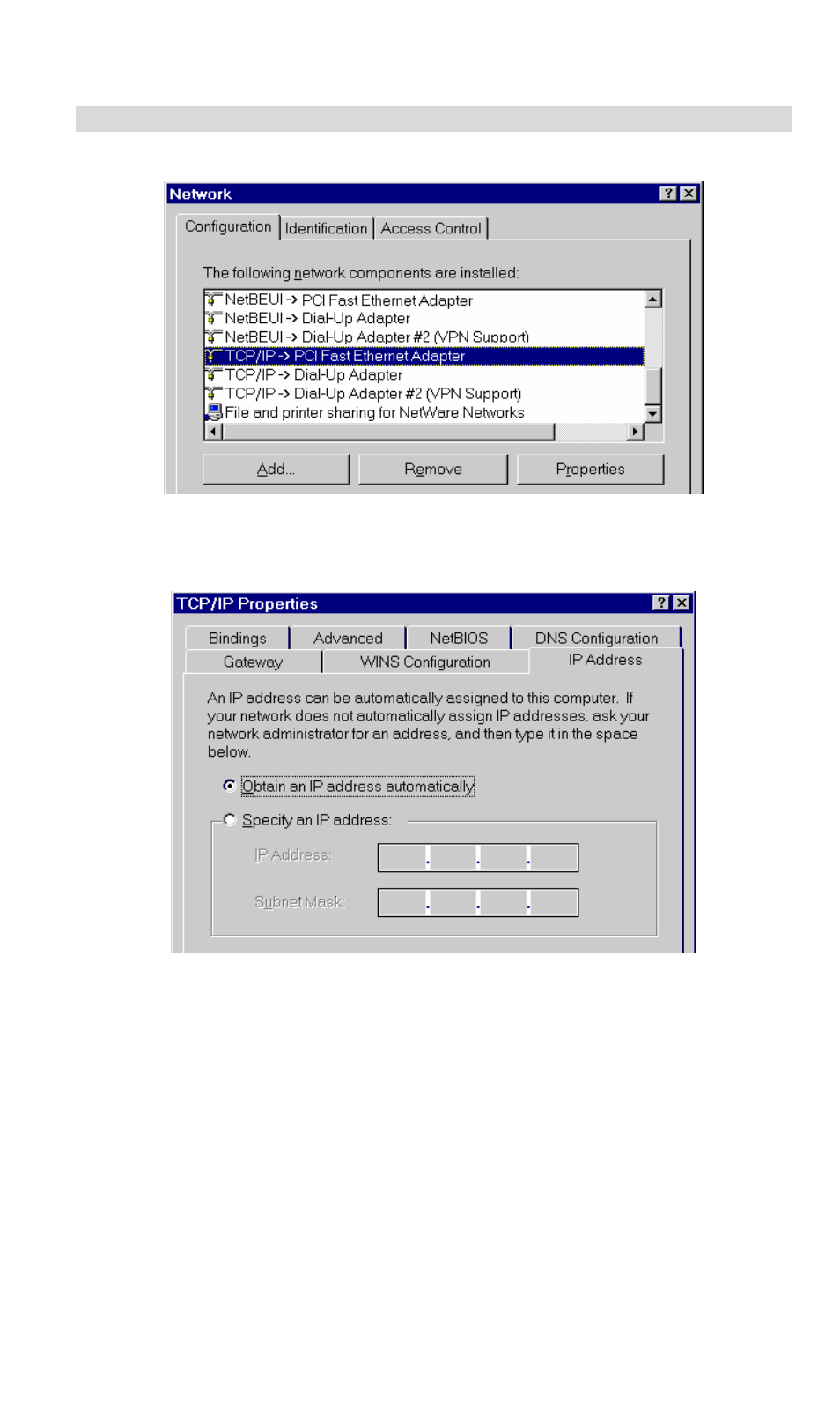 Checking tcp/ip settings - windows 9x/me | LevelOne NetCon WBR-3408 User Manual | Page 28 / 106