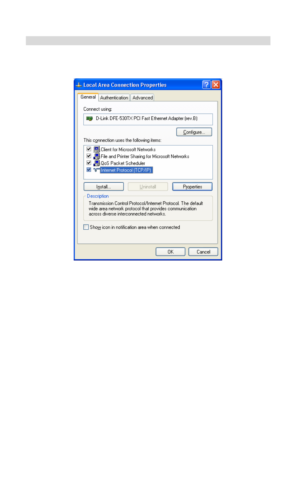 Checking tcp/ip settings - windows xp | LevelOne NetCon WBR-3408 User Manual | Page 32 / 106