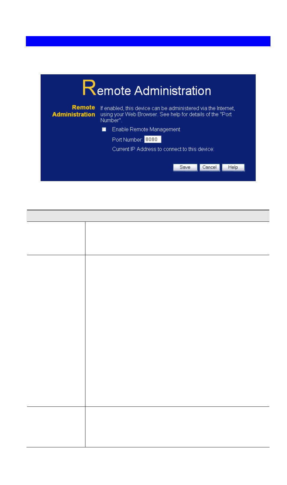 Remote admin, Data - remote administration screen | LevelOne NetCon WBR-3408 User Manual | Page 88 / 106