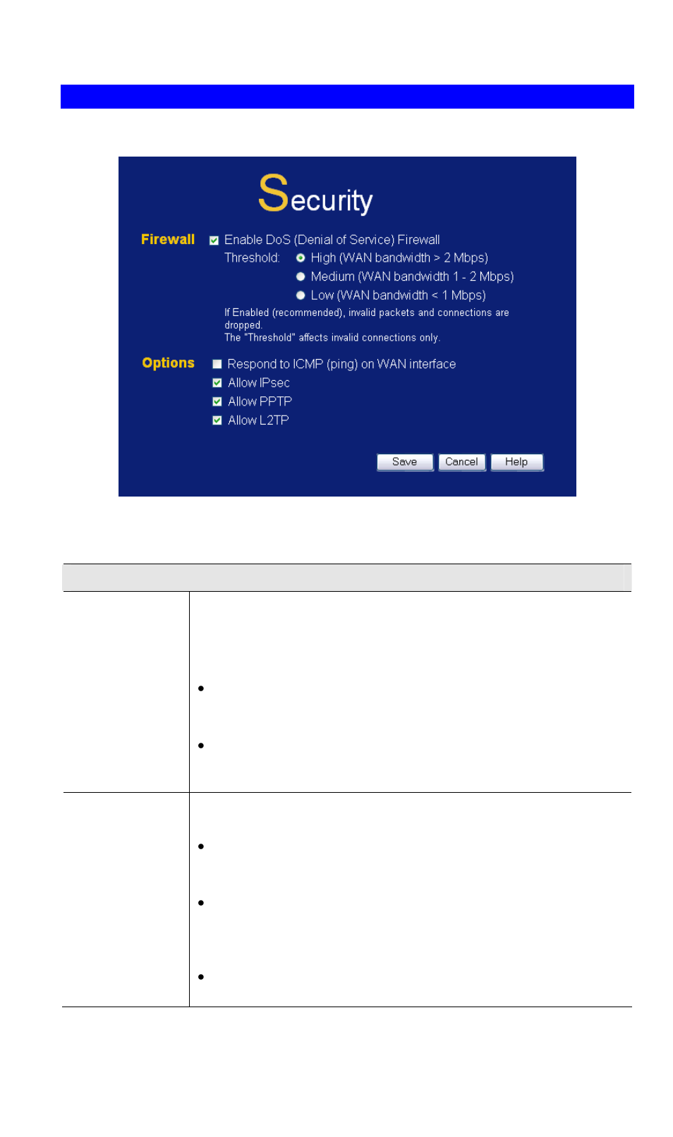 Security, Data - security screen | LevelOne NetCon WBR-3408 User Manual | Page 95 / 106