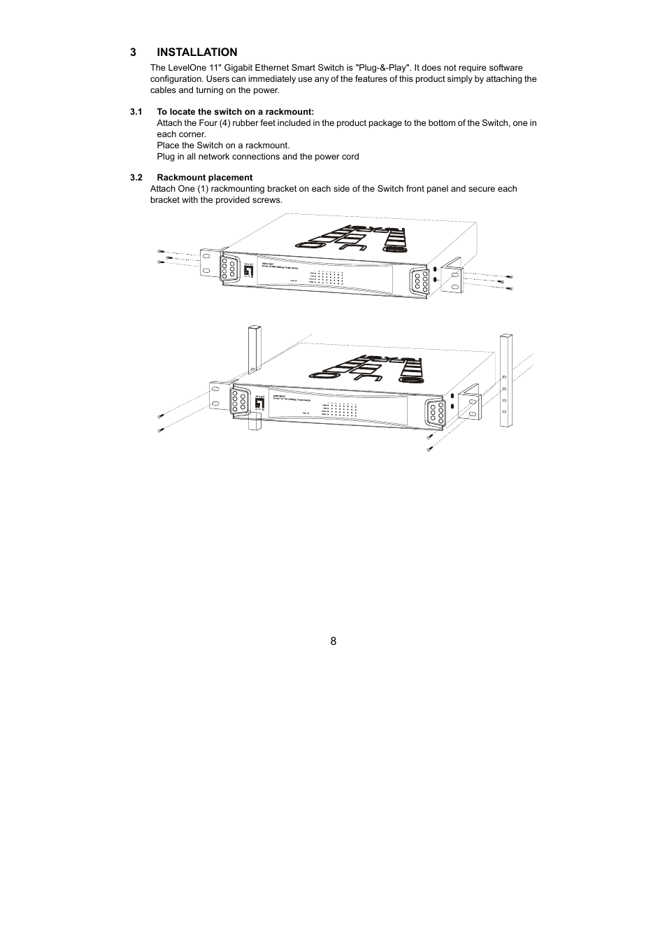 LevelOne OfficeCon GSW-0440T User Manual | Page 8 / 21