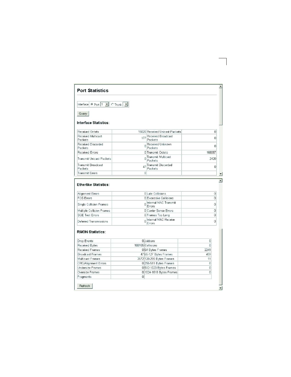 Figure 3-52, Port statistics | LevelOne GSW-2692 User Manual | Page 125 / 390