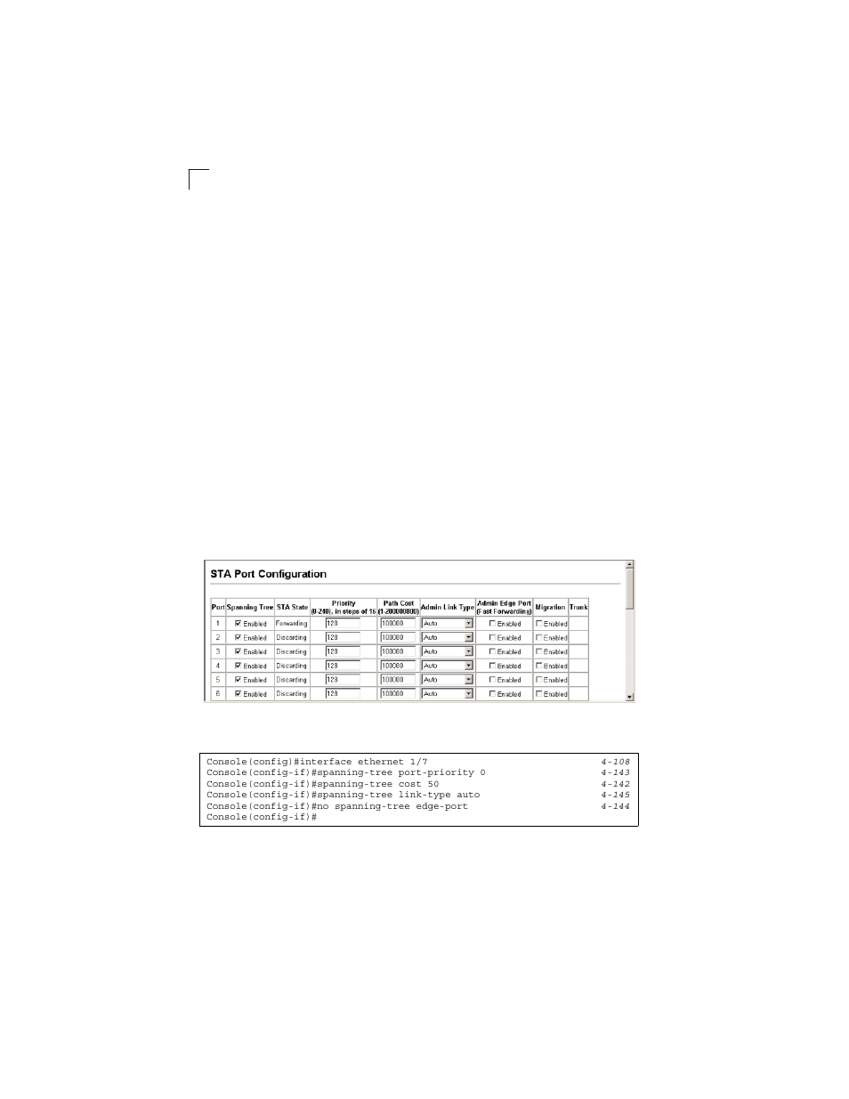 Figure 3-59, Configuring spanning tree per port | LevelOne GSW-2692 User Manual | Page 140 / 390